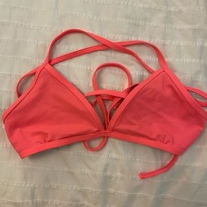 JOLYN HOT PINK TRIANGLE TOP